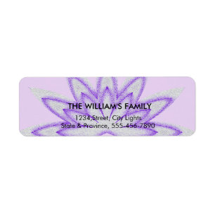 Lotus Flower Yoga Meditation Floral  Purple