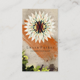Lotus Flower Yoga Meditation Spa Holistic Business Card