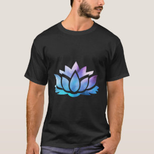 Lotus Flower Yoga Spiritual Dreamy Colourful T-Shirt
