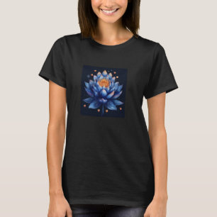 Lotus Flowers And Hearts Boho Style Graphic T-Shirt