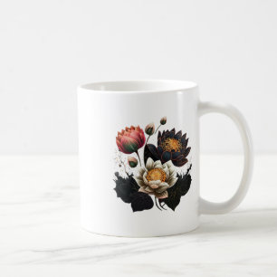 Lotus Flowers Buddhism Spiritual Symbol Yoga Namas Coffee Mug