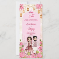 Lotus flowers cute bridal couple Indian wedding