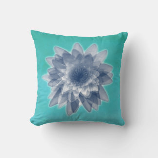 Lotus flowers in blue cushion