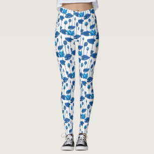 lotus flowers leggings
