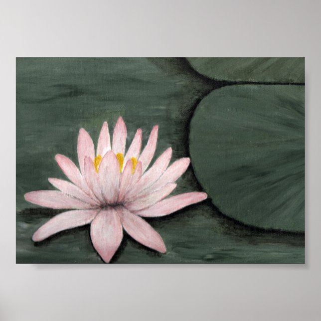 Lotus Flowers Poster Print (Front)