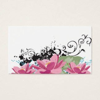 Lotus flowers Profile Card