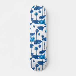 lotus flowers skateboard