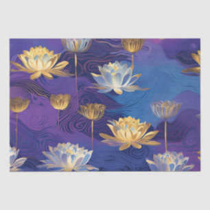 lotus flowers tissue paper