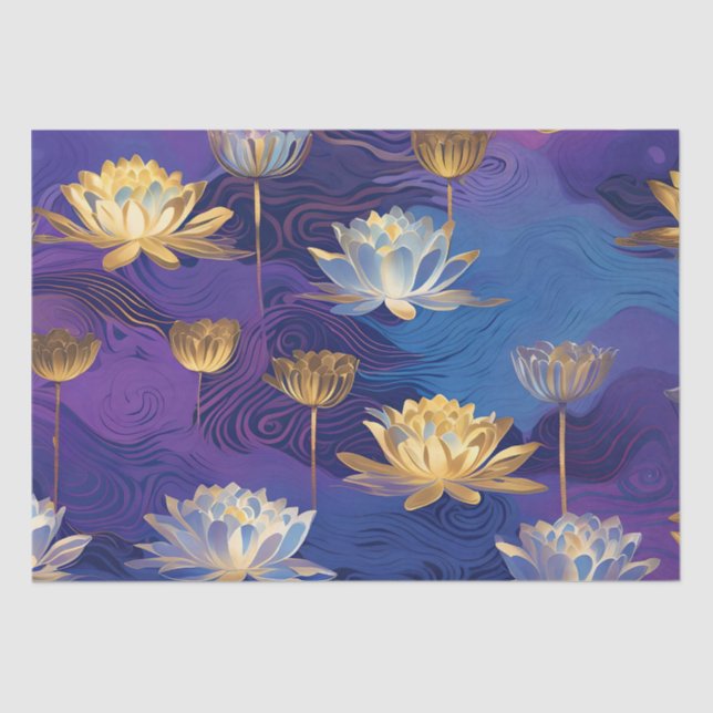 lotus flowers tissue paper (Front)