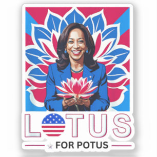 Lotus for Potus Kamala Harris President Campaign