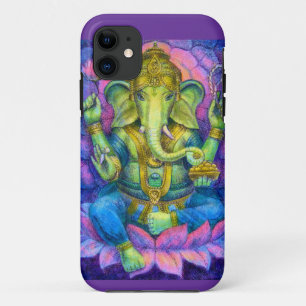 Lotus Ganesha iPhone 5 Case Lucky Hindu Elephant