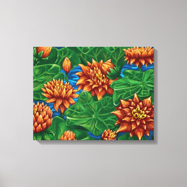 Lotus Garden - Canvas Print (Front)