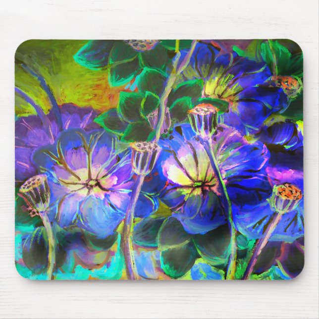 Lotus Garden Mouse Mat (Front)