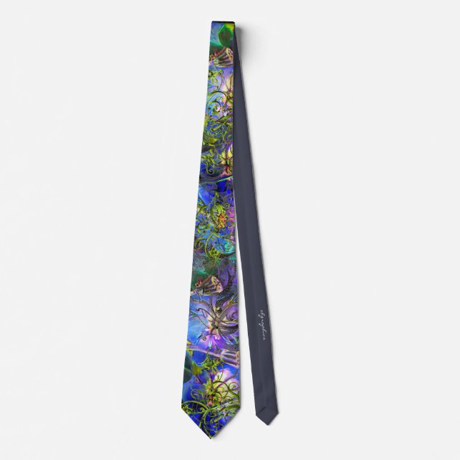 Lotus Garden Tie (Front)