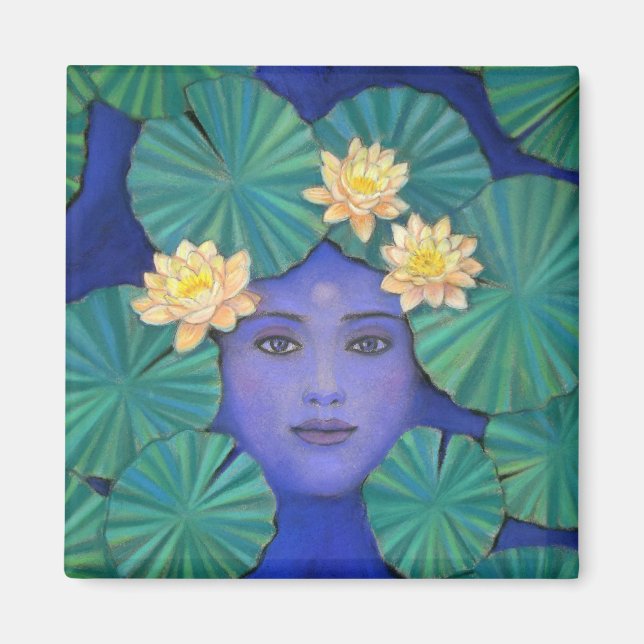 Lotus Goddess Magnet (Front)