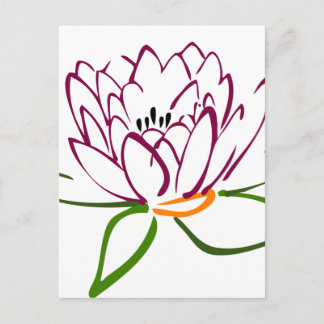 Lotus Heart Postcard