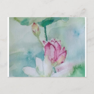 lotus holiday postcard