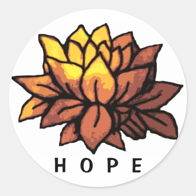 Lotus Hope Sticker (Front)