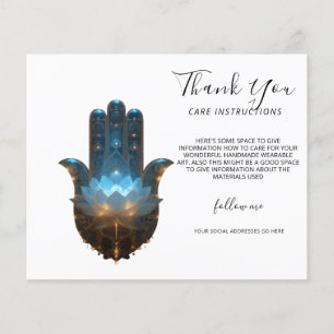 Lotus Illumination Hamsa Hand Design Flyer