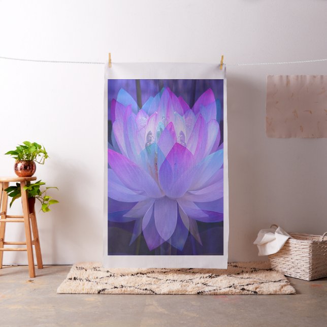 Lotus in Blue... Fabric (In Situ)