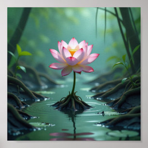 Lotus in Mud Poster