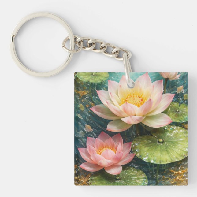 Lotus keychain (Front)