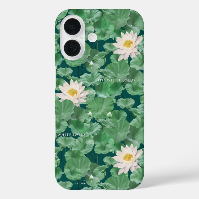 Lotus Lagoon Pattern - The White Lotus Case-Mate iPhone Case (Back)