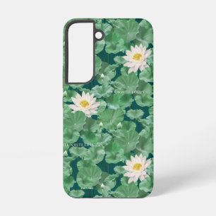 Lotus Lagoon Pattern - The White Lotus Samsung Galaxy Case