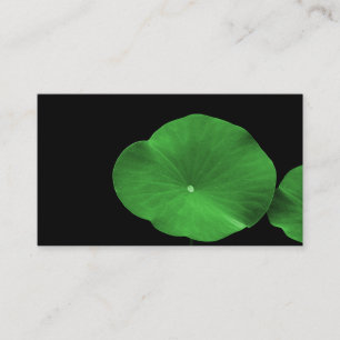 Lotus Leaves Business Card