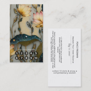 Lotus Light Awakening botanical Design Business Card