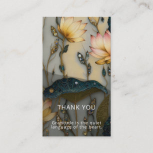 Lotus Light Awakening botanical Design Business Card