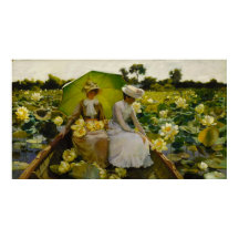 Lotus Lilies by Charles Courtney Curran