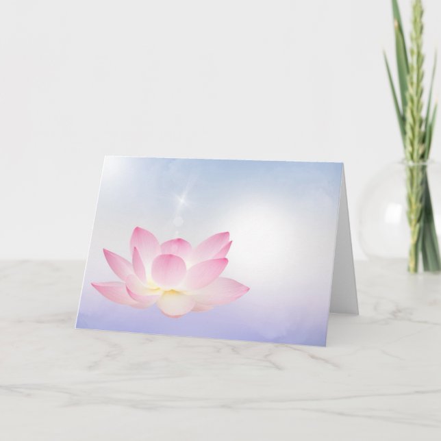 Lotus love light card (Front)