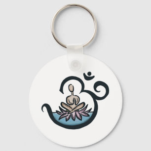 Lotus Lover Yoga Key Ring