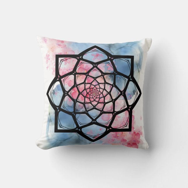 Lotus Mandala Cushion (Front)