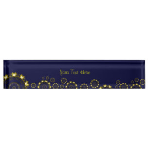 Lotus Mandala (Henna) Nameplate