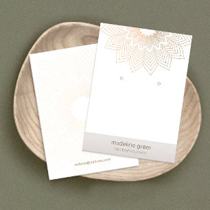 Lotus Mandala Jewellery Designer Earring Display