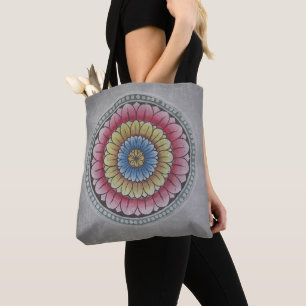 Lotus Mandala Tote Bag