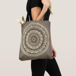 Lotus Mandala Tote Bag