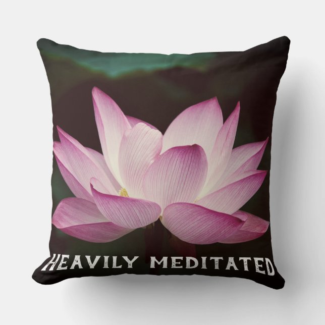 Lotus Meditation  Cushion (Front)