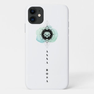 *~* Lotus Moon Stars Sacred Symbol Enlightenment iPhone 11 Case