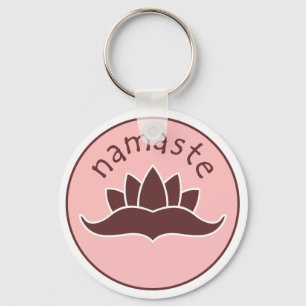 Lotus Namaste Key Ring