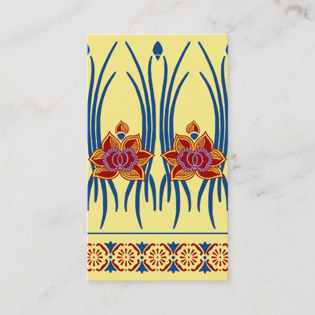 LOTUS NOUVEAU: JULY AFTERNOON BUSINESS CARD (Front)