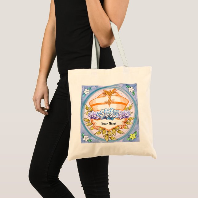 Lotus nurse cap tote bag (Front (Product))