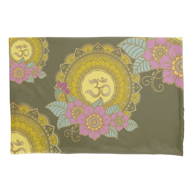 Lotus Of The OM - Pillowcase (Front)