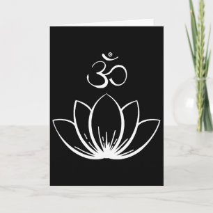 Lotus Ohm. Om Mandala Card