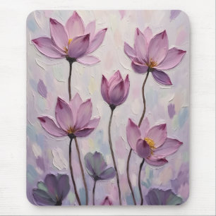 Lotus – Oil Painting Mouse Mat