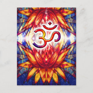 Lotus OM Art Postcard