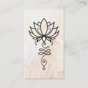 *~* Lotus Ombre Yoga Nirvana Sacred Geometry Business Card