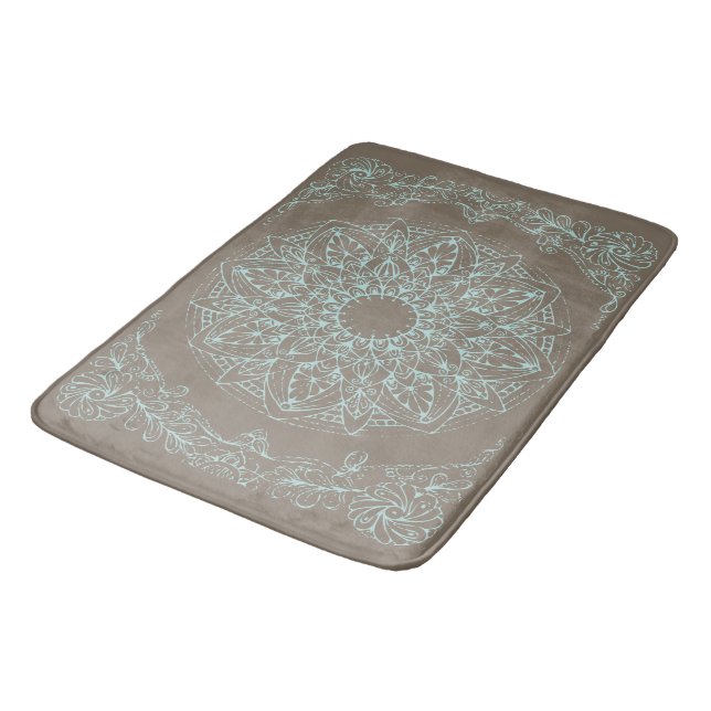 Lotus On The Beach - Bathmat (Angled)